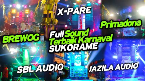 Full Sound System Terbaik Karnaval Sukorame Blitar X Pare Jazila Sbl