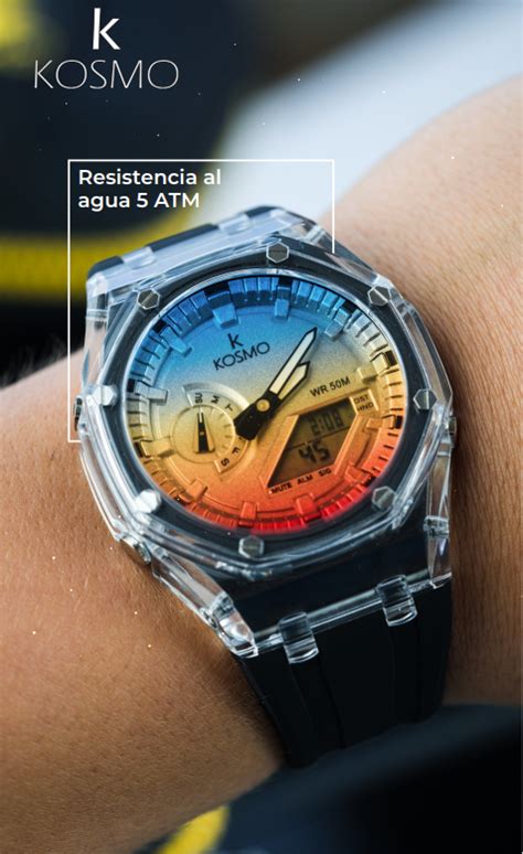 Reloj Kosmo K Doble Hora Edici N Limitada Blanco Tornasol