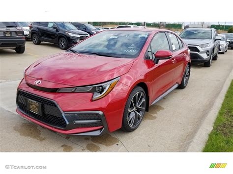 Barcelona Red Metallic Toyota Corolla Se Photo