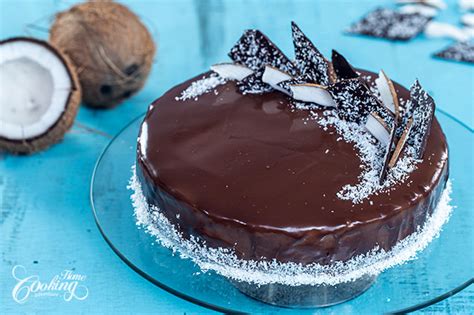 Bounty Mousse Cake - Chocolate Coconut Mousse Cake