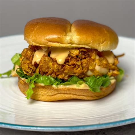 Crispy Junior Chicken Burger Recipe (Better than McDonald's) - Maja's ...