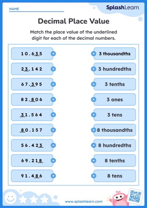 Decimal Place Value Worksheets for Kids Online - Worksheets Library