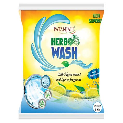 Patanjali Herbo Wash Detergent Powder Kg Amazon In Health