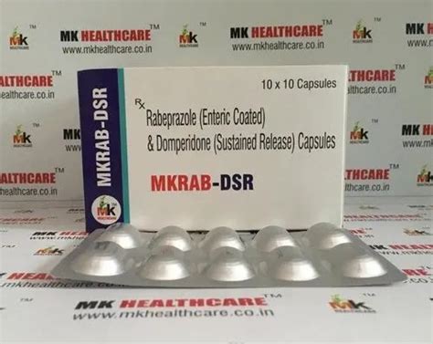 Mkrab DSR Rabeprazole EC And Domperidone SR Capsules Mk Healthcare At