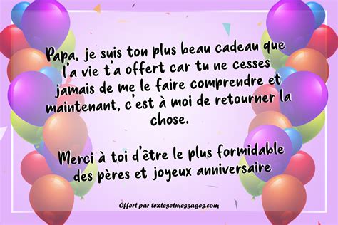 Textes Et Messages Joyeux Anniversaire Pour Papa