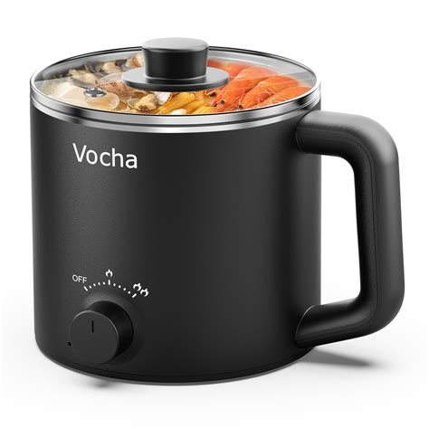 Buy Vocha Electric Hot Pot L Rapid Ramen Noodles Cooker Stainless Steel Mini Stock Pot