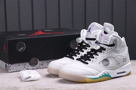 OFF-WHITE x Air Jordan 5 CT8480-105 | Air jordans, Jordans, Wholesale nike shoes