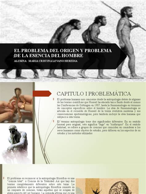 El Problema Del Origen Hombre Pdf Evolución Conocimiento