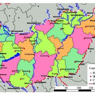 -The map of border crossings in Hungary | Download Scientific Diagram