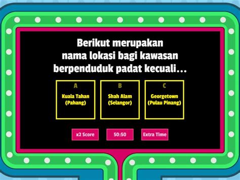 Bab Penduduk Di Malaysia Gameshow Quiz