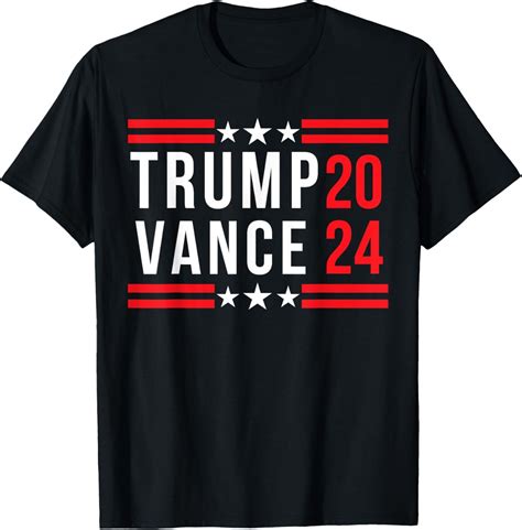 Trump Vance 2024 For President Vp Usa Republican Election T Shirt