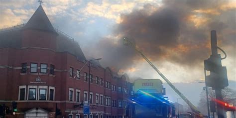 London Forest Gate police station on fire as smoke seen rising from roof