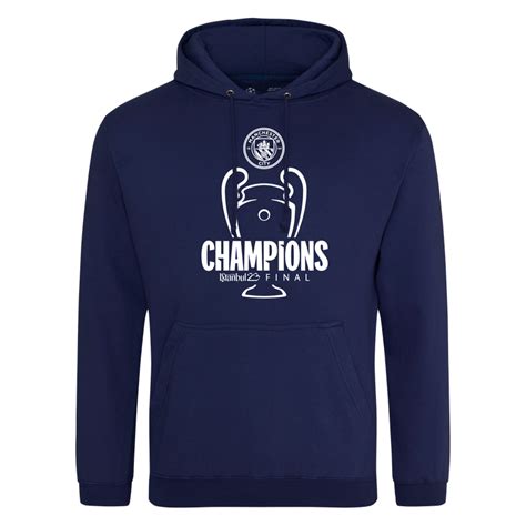 Manchester City UCL Champions Hoodie | Official Man City Store