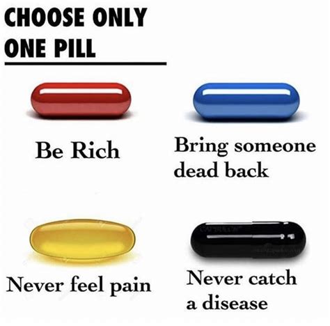 Which Pill Do You Choose