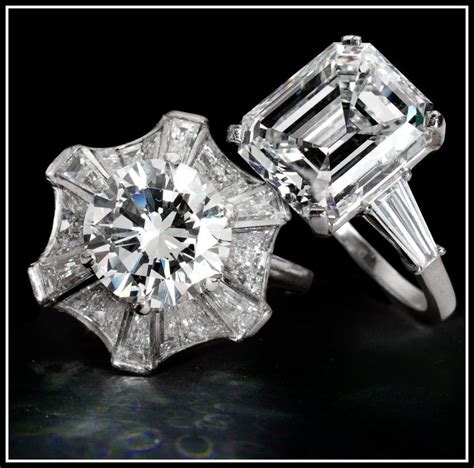 Two exceptional diamond rings. | Diamonds in the Library