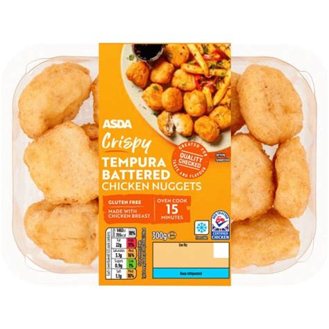 Asda Crispy Tempura Battered Chicken Nuggets G Compare Prices