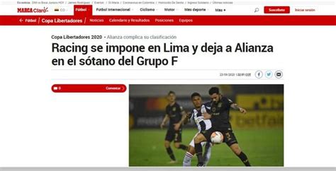 Alianza Lima Vs Racing Club La Reacción De La Prensa Internacional