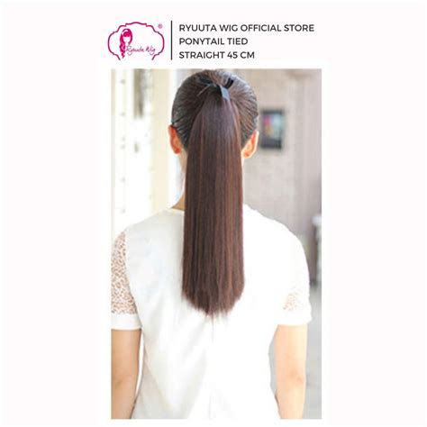 Jual Ryuuta Wig Ponytail Extension Kuncir Ikat Lurus Gelombang Panjang