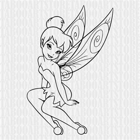 Tinkerbell Outline SVG