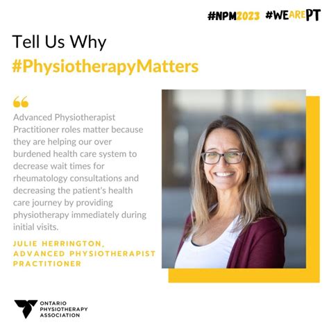 National Physiotherapy Month Ontario Physiotherapy Association