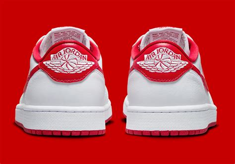 Air Jordan 1 Low OG "White/University Red" (2023) | SneakerNews.com