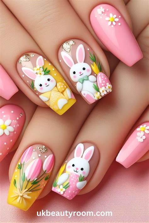 Adorable Easter Nail Designs For Spring In Easter Nail