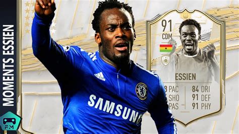 Fifa 21 Michael Essien Icon Moments Player Review Youtube