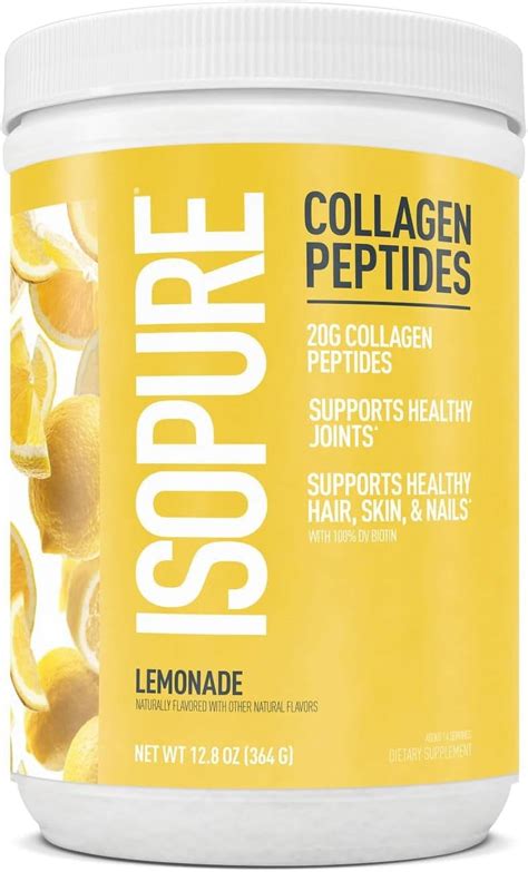 Isopure Collagen, Lemonade, 14 servings - Walmart.com