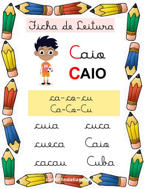 Ficha De Leitura Letra Cursiva - Fichas de leitura em letra cursiva para imprimir - COMPLETO(alfabetização)