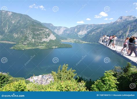 Hallstatt Village Salt Mine Austria Editorial Image Image Of