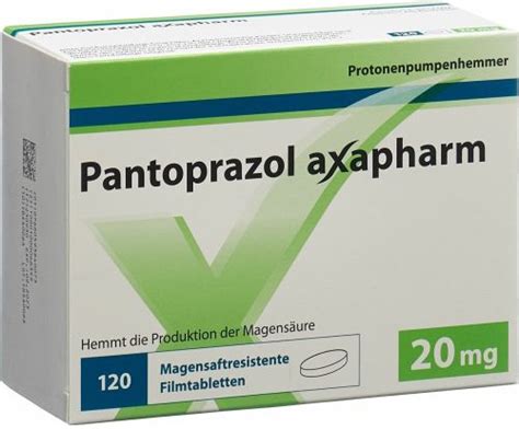 Pantoprazol Axapharm Filmtabletten Mg St Ck In Der Adler Apotheke