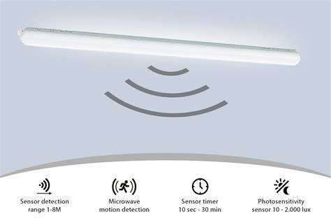 Hyundai Lighting Waterdichte TL Buis Met Bewegingssensor Enkele