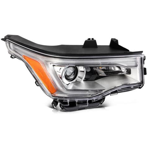 Right Side For Gmc Acadia Hid Headlight Assembly W Led