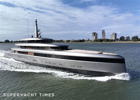 In Pictures New M Feadship Superyacht Obsidian In Rotterdam