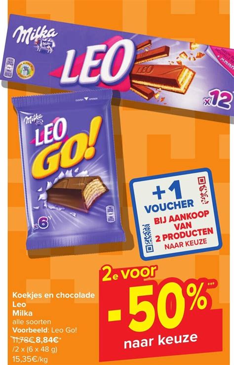 Leo Milka Koekjes En Chocolade Promotie Bij Carrefour