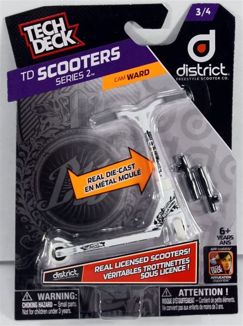 Tech Deck Scooters Series 2 Cam Ward District Freestyle Co 34 Toys And Games In