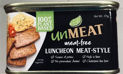 Unmeat Meat Free Luncheon Meat Style G Plant Based Food