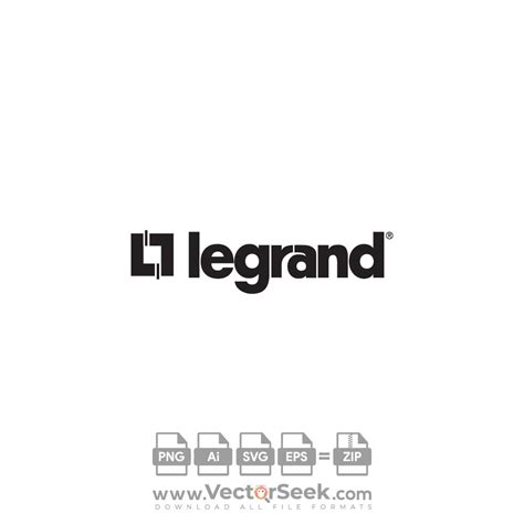Legrand Black logo in PNG SVG Vector format - Free Download
