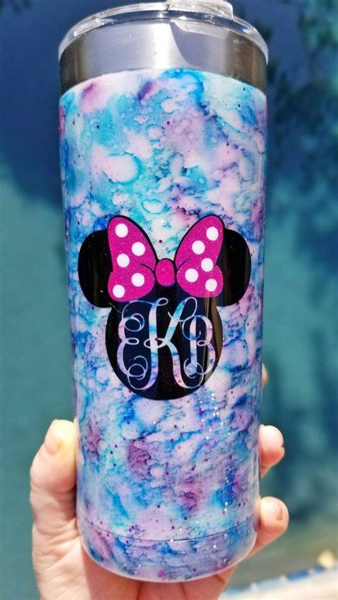 Learn How To Make Your Own Custom Tumblers With Alocohol Inks And Vinyl