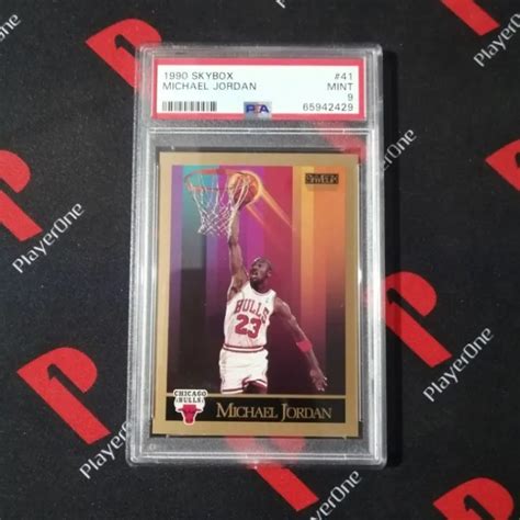 Psa Michael Jordan Skybox Nba Card Graded Mint Slab