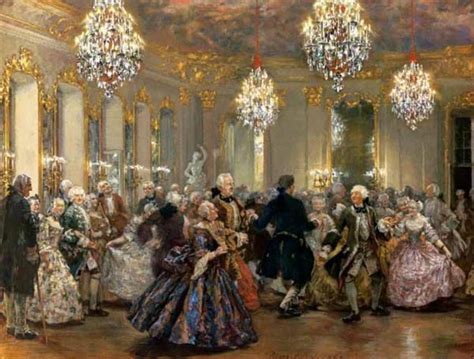 Adolph Friedrich Erdmann Von Menzel Court Ball At The Reinberg Castle