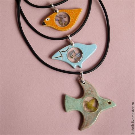 Кулоны 'А в животе моём цветочки' | Ceramic jewelry, Pendant, Jewelry