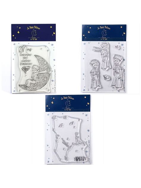 Tampons Transparents Le Petit Prince Et La Lune Etoiles Ast Ro D