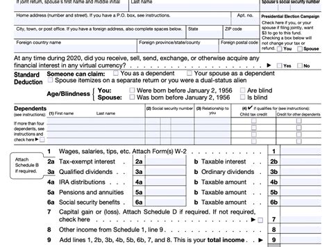 Irs 1040 Form Example / How To Fill Out Irs Form 1040 With Pictures ...