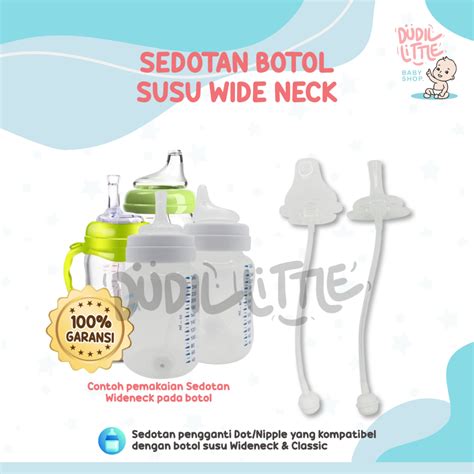 Jual SEDOTAN PENGGANTI DOT WIDE NECK STRAWDRINK SIPPY CUP UNTUK BOTOL