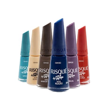 Risque Coleção Esmaltes Iza 6 Cores no Shoptime