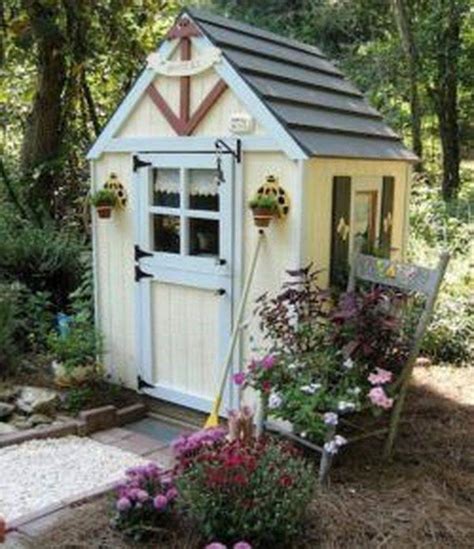 22 Brick Rustic Garden Sheds Ideas You Gonna Love Sharonsable