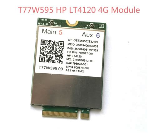 Lt4120 Snapdragon X5 LTE T77W595 796928 001 4G WWAN M 2 150Mbps LTE