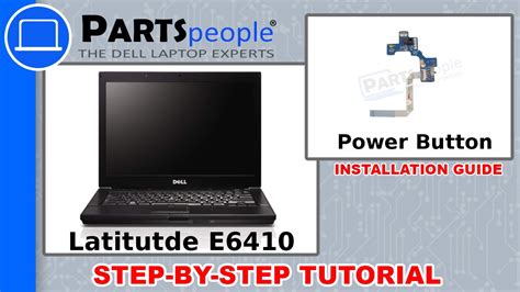 Dell Latitude E6410 Power Button Circuit Board How To Video Tutorial