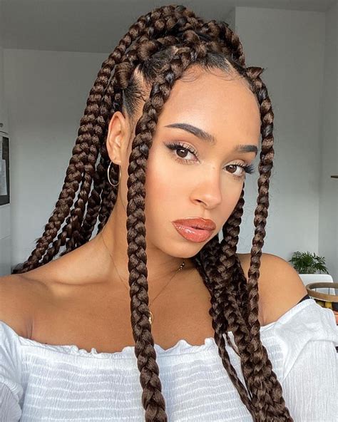 Stunning And Beautiful Box Braids Hairstyles To Wow In Zaineey S